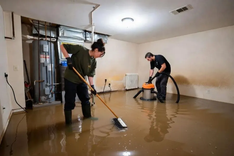 Velocious Water Restoration crew drying a water damaged home in Marietta, GA